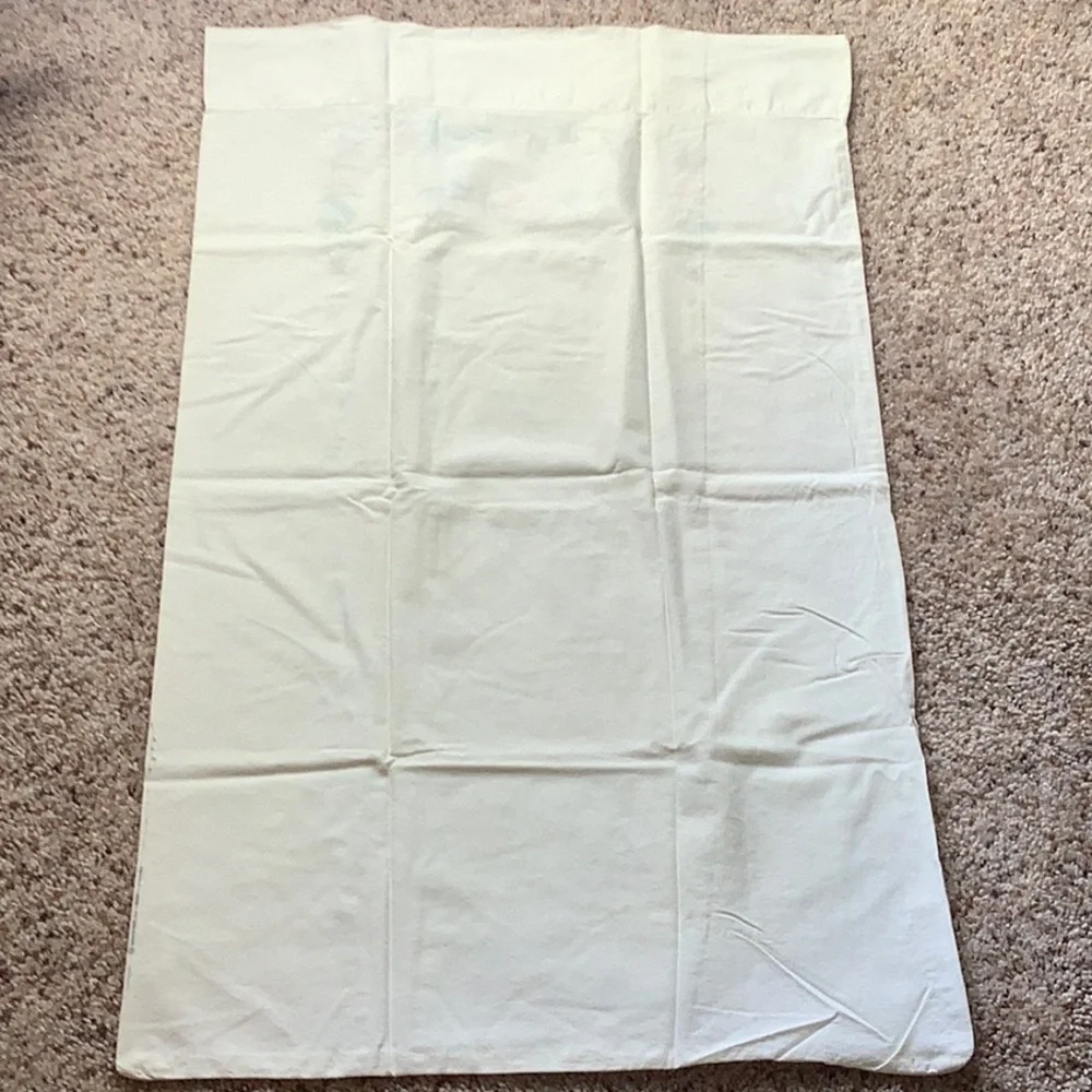Vintage Embroidered Floral Pillowcase Set of 2